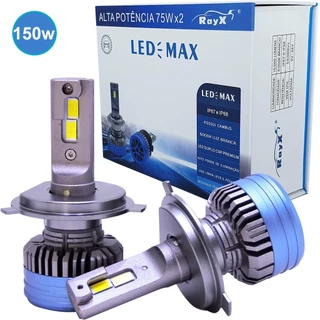 Ultra Led Max H1 H3 H7 H8 H11 H27 HB3 HB4 6k 15000lm 150w Bivolt Cambus
