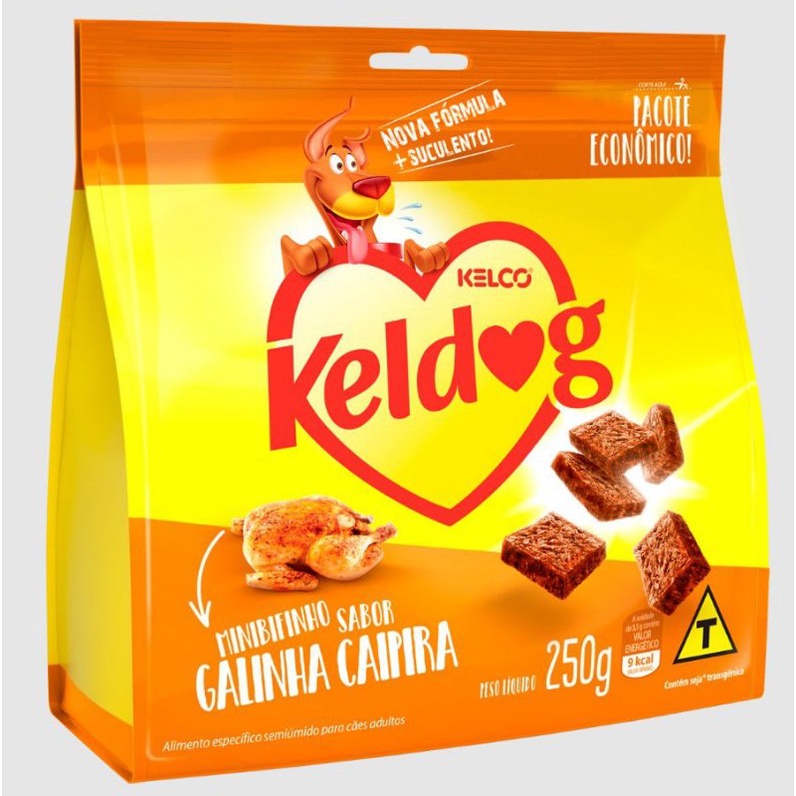 Bifinho Keldog Criadores Mini Bifinhos Galinha Caipira 250g