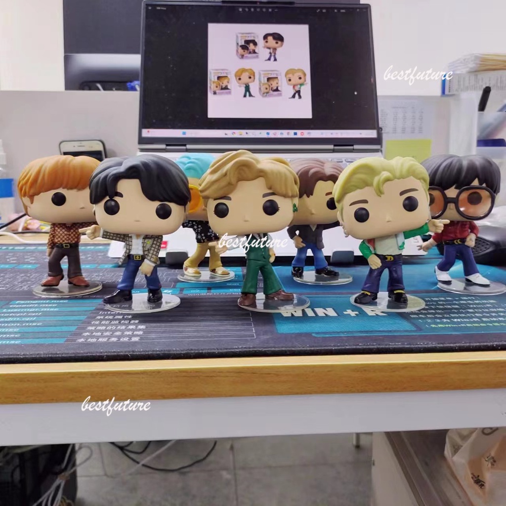 Funko Pop Kpop BTS V Jung Kook Jimin Modelo De Figura De