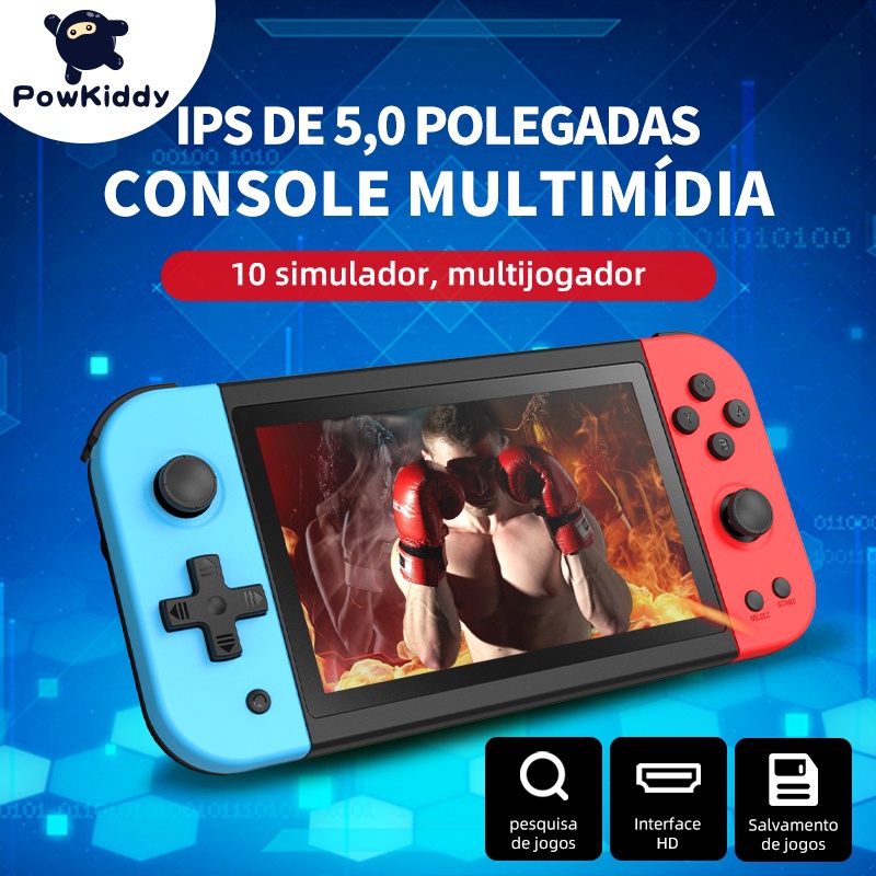 Powkiddy A19 Caixa De Pandora Android Supretro Console De Jogos