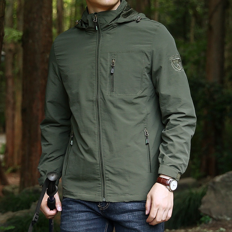 Casaco À Prova D'água Para Homens Roupa De Trabalho Casual O Exterior Militares