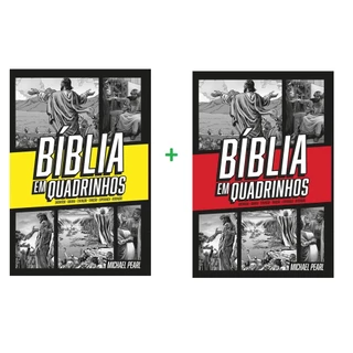 Kit 2 Bíblias Em Quadrinhos Capa Dura | Amarela + Vermelha | Michael Pearl em Oferta na Shopee