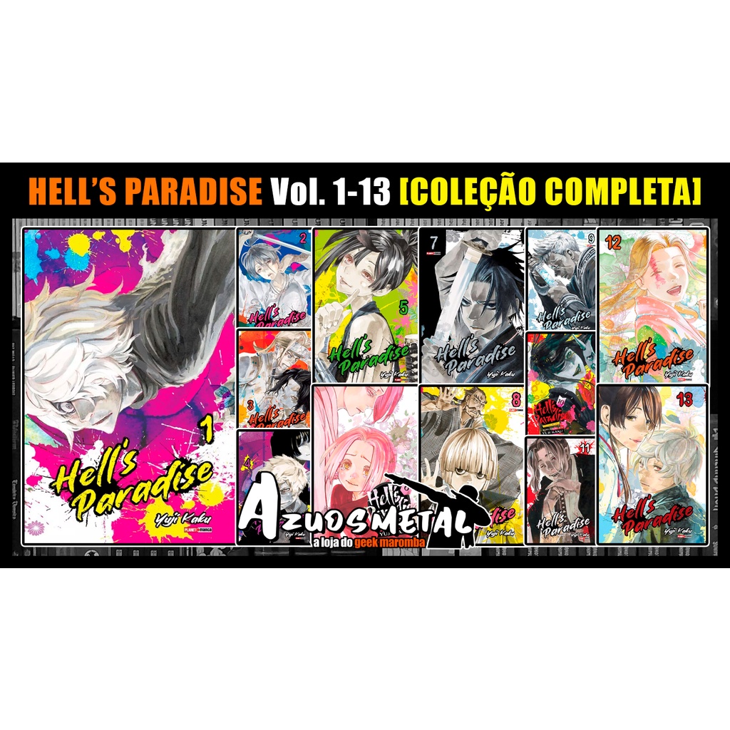 Kit Hell's Paradise - Vol. 1-13 (Coleção Completa) Mangá: Panini