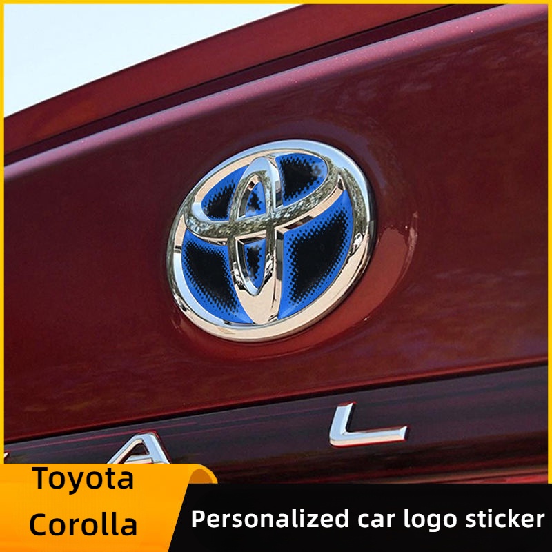 Autocolante Decoração interior Do Carro Logotipo Dianteiro Traseiro Para O Volante toyota corolla