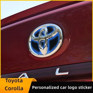 Autocolante Decoração interior Do Carro Logotipo Dianteiro Traseiro Para O Volante toyota corolla