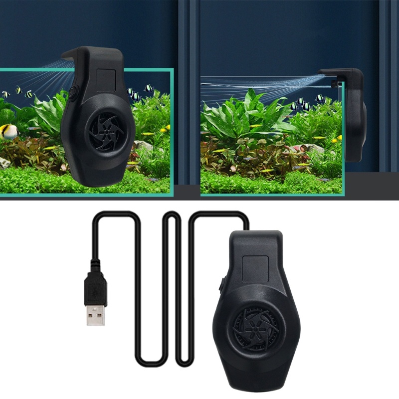 COLO Aquários Ventilador De Resfriamento Para Tanques De Peixes Baixa Tensão Usb Powered AquaticsAir Cooler Redutores De Umidade Sistema De Resfriador De Ar