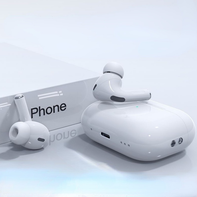 AirPods Pro 2 TWS Fone De Ouvido Sem Fio Bluetooth Esportivo Suporte IOS16 Com Microphone