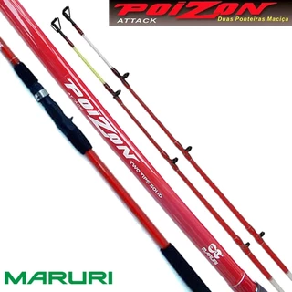 Vara Pesca Carretilha Maruri Attack Poizon 2,10m 15-30lb