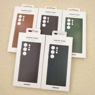 Capa De Couro De Luxo Samsung Galaxy S23 S22 Ultra 5G Protetor Completo De Alta Qualidade Para S23Ultra S22Ultra