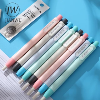JIANWU Simples Prensa Criativa Em Forma De Caneta Apagador Retráctil Criativo Estudante De Bricolagem Profissional Desenho Pintura Papelaria