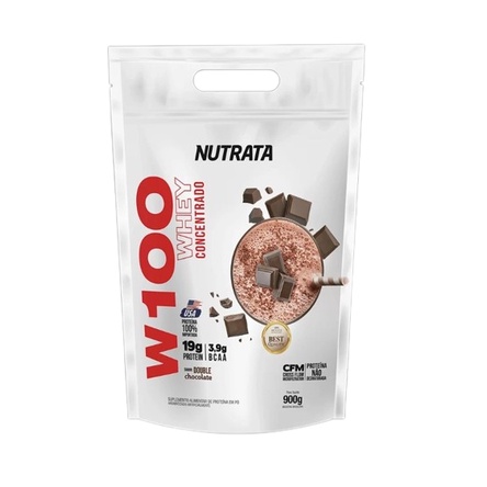 Whey Concentrado W100 Chocolate Refil 900g Nutrata