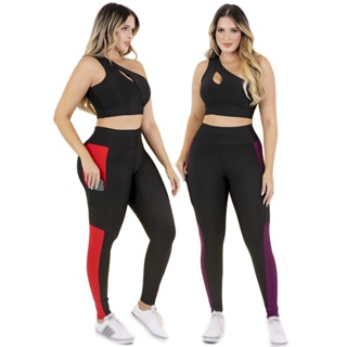 Calça Feminina Legging Academia Cintura Alta Moda Fitness GERAL - The Start