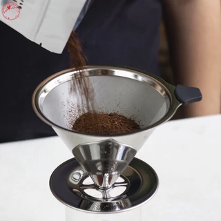 Filtro Coador de Café Inox 102 Grande Lavável Reutilizável Pour Over Premium Não Utiliza Filtro DGE