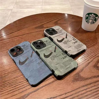 Capa De IPhone Com Gancho Quebrado De Camurça Para 14 13 12 11 Pro Max XR XS X 7 8 Mais À Prova De Choque