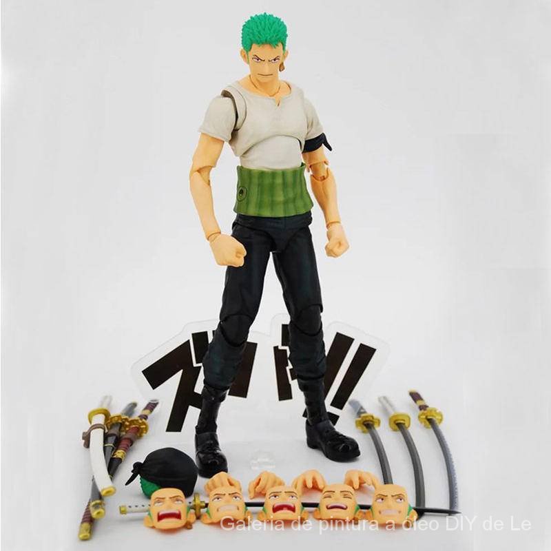 Anime uma peça figura brinquedo luffy dracule mihawk modelo boneca com  espada anime brinquedos para presentes - AliExpress