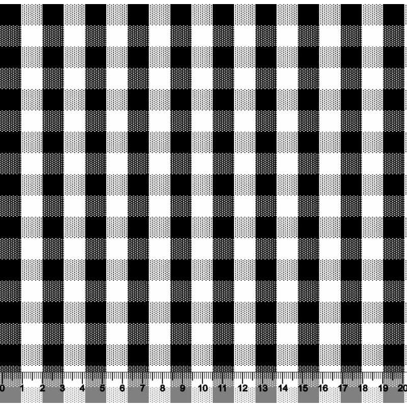 Xadrez preto e branco REF:200710 - Amaralina Tecidos