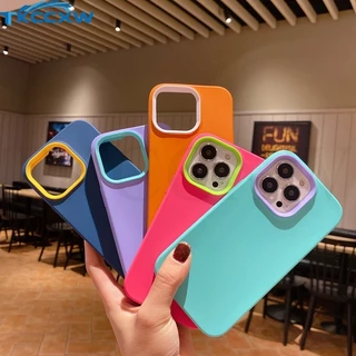 Para Xiaomi 13 Lite Poco X5 Pro F2 C55 C51 C50 Caixa De Telefone Hybrid 3 Em 1 Candy Cor Silicone Macio À Prova De Choque Capa De Proteção Total Do Corpo