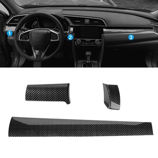 3Pcs Painel De Fibra De Carbono Adesivos Para Honda Civic 10a Geração ...