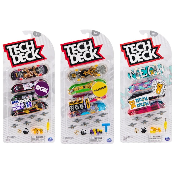 Skate de Dedo - Tech Deck - Ultra DLX - 4 Unidades - Sunny - Dgk - Coral -  D'Or Mais Saúde