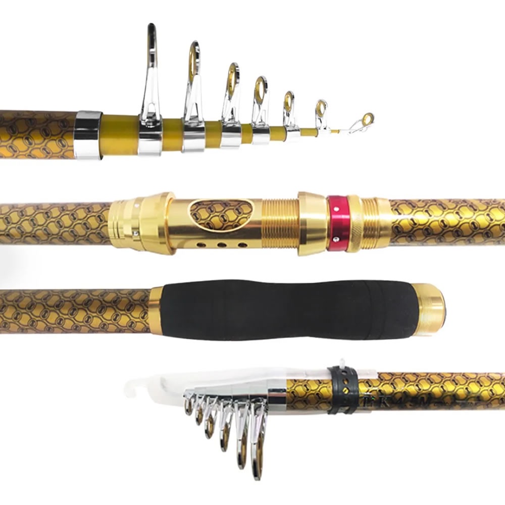 Vara de Pesca Praia Telescópica 4,50mt 20-25lb 12Kg Cmik | Shopee Brasil