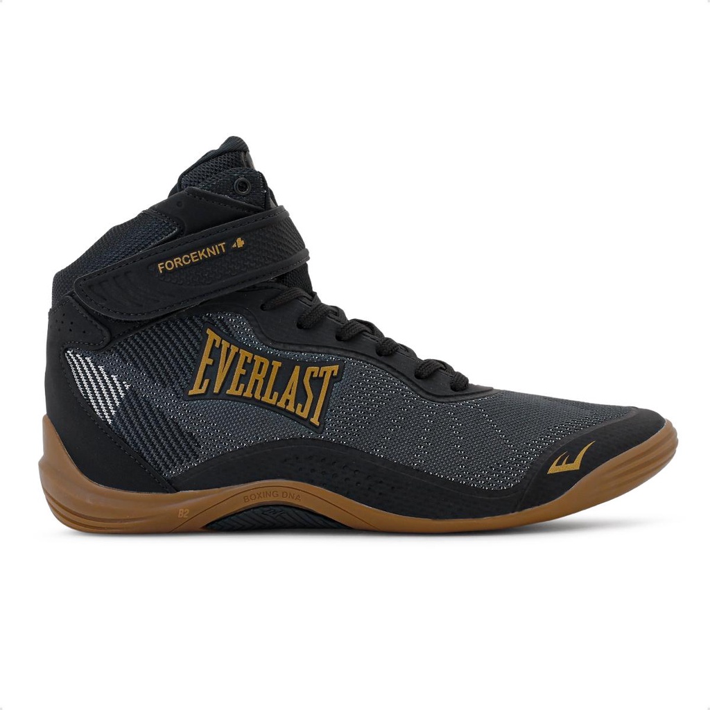 Botinha Feminina Everlast Academia Caminhada Masculino Bota Black