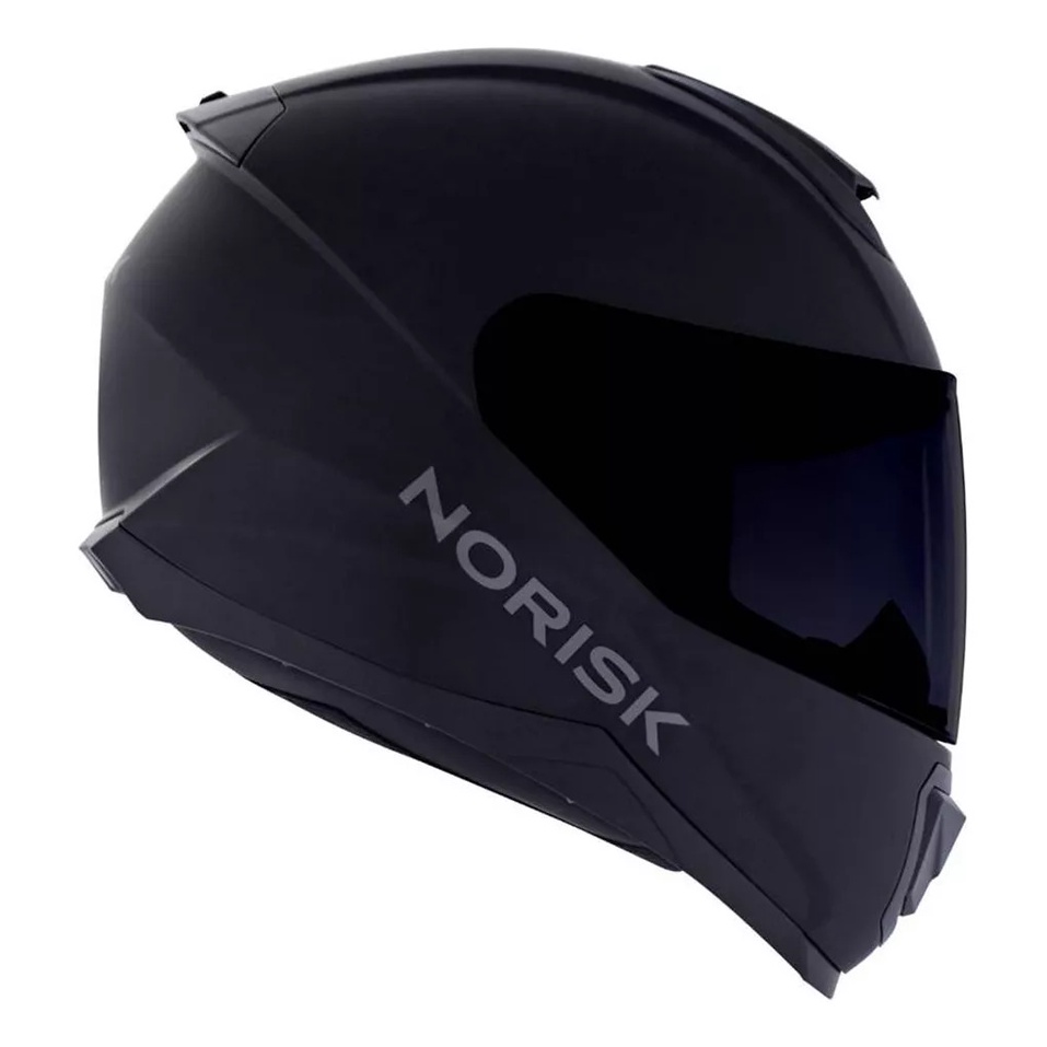 Capacete Norisk Fechado Razor Solid Matte Black Preto Fosco | Shopee Brasil