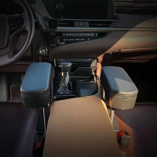 Caixa de armazenamento multifuncional para carro Caixa de armazenamento multifuncional para carro Suporte de cotovelo Suporte de cotovelo Modificada Caixa de armazenamento de braços Booster Cushion Universal Seat Central Armrest Caixa de armazenamento Gap