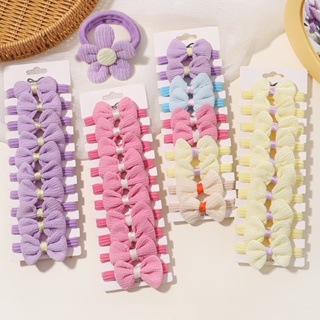 10pcs Faixas De Cabelo Elásticas De Nylon Para Meninas Bonitas