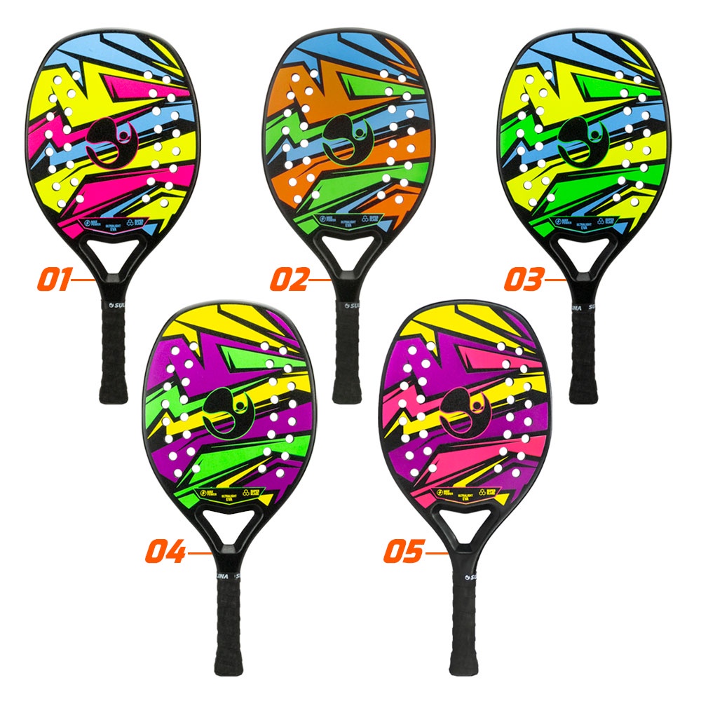 Raquete Beach Tennis Sulina Thunder fibra + mochila e bola
