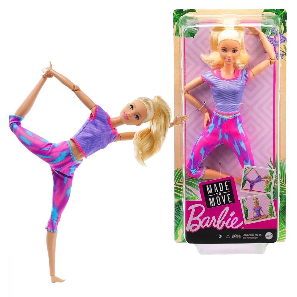 Unboxing e Review: Barbie Made to Move yoga. (Barbie feita pra mexer) 