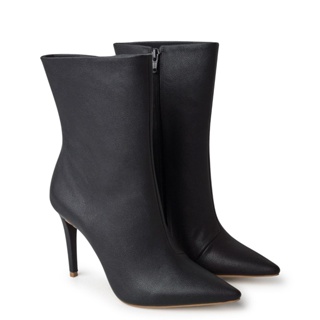 Bota Napa Naturale Preto Cano Médio