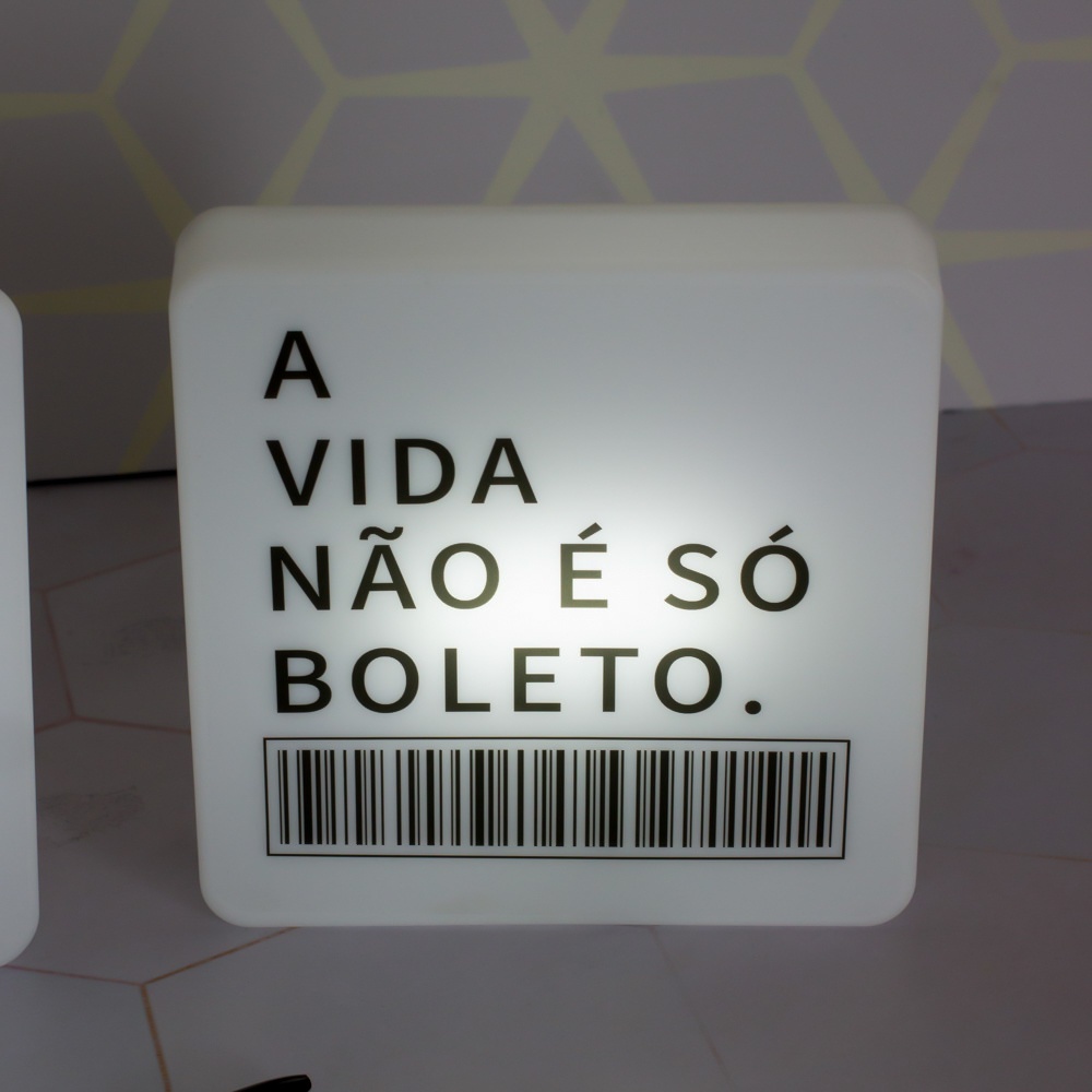 Luminária Slim Box Boleto | Shopee Brasil