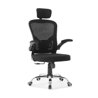 Cadeira de Escritório Presidente Giratória Cromada C310 Best