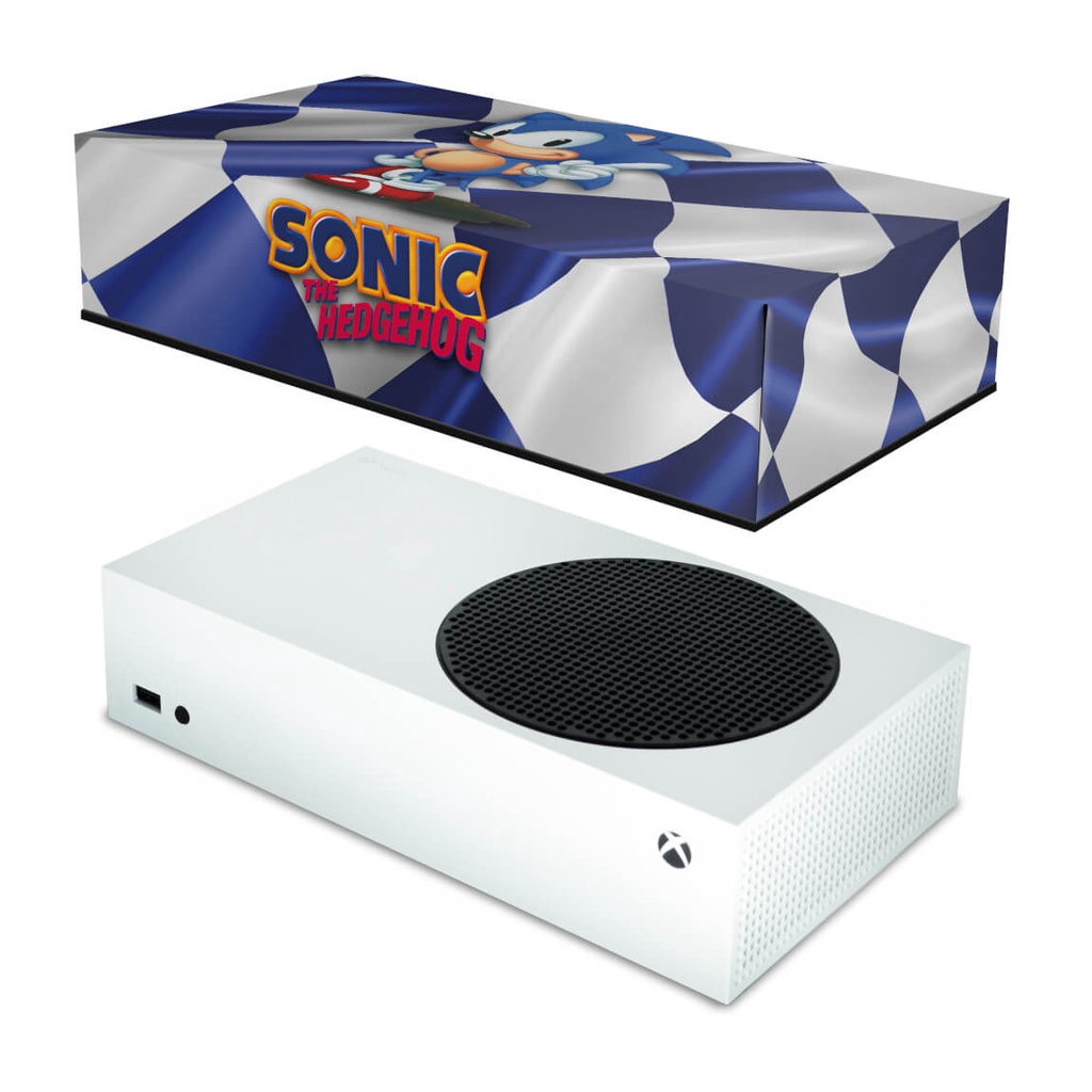 Xbox 360 Slim Capa Anti Poeira - Sonic The Hedgehog - Pop Arte Skins