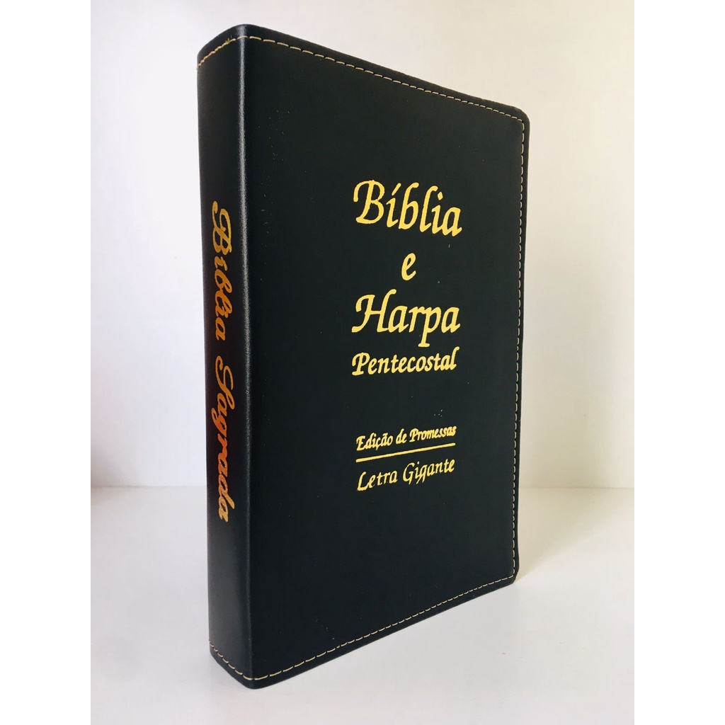 Kit Biblia Sagrada Familia Letra Grande Com Harpa | Shopee Brasil