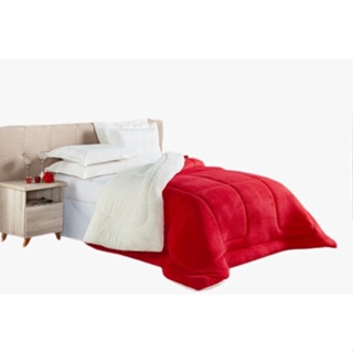 Coberdrom Alaska Original Cama Casal Queen Colorida Sherpa Manta 150 Pele de Carneiro Barato o Melhor Envio Imediato