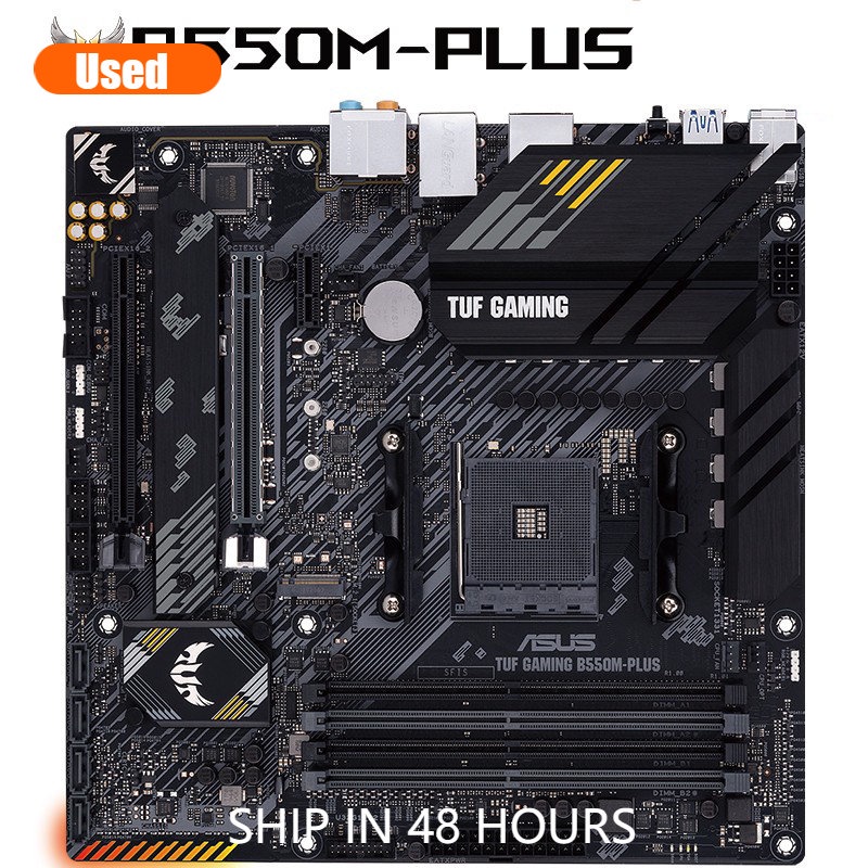 Placa Mãe Asus TUF Gaming B550M-Plus, AMD AM4, mATX, DDR4