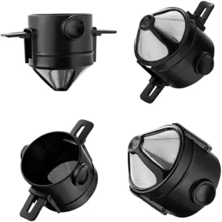 Coador Filtro Café Portátil Reutilizável Aço Inox Individual