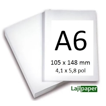 Papel Offset 120g A6 - Embalagem com 500 fls