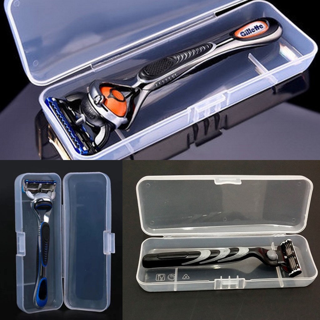 3PCS Universal Shaver Storage Box Caixa De Barbear Com Alça/Plástica ...