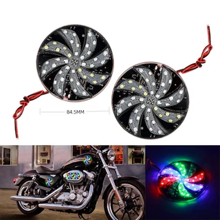 Luz Estroboscópica LED De Motocicleta RGB Lâmpada Ambiente Redonda Intermitente 40SMD Luzes Ambientes Acessórios Para Decoração De Motocicletas