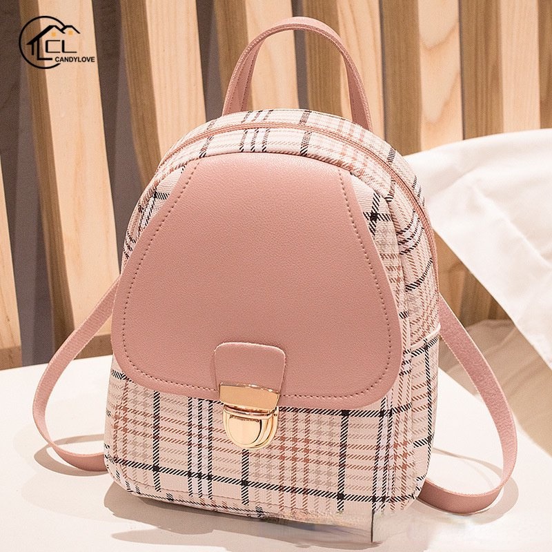 Mini Rugzak Crossbody Tas Voor Tiener Meisje Plaid Vrouwen Schouder Telefoon Portemonnee Koreaanse Stijl Nieuwe Trendy Vrouwelijke Mini Mochila Crossbody Bag Para Adolescente Carteira Telefônica Feminina De Ombro Estilo Coreano Nova Da Tendência 2022