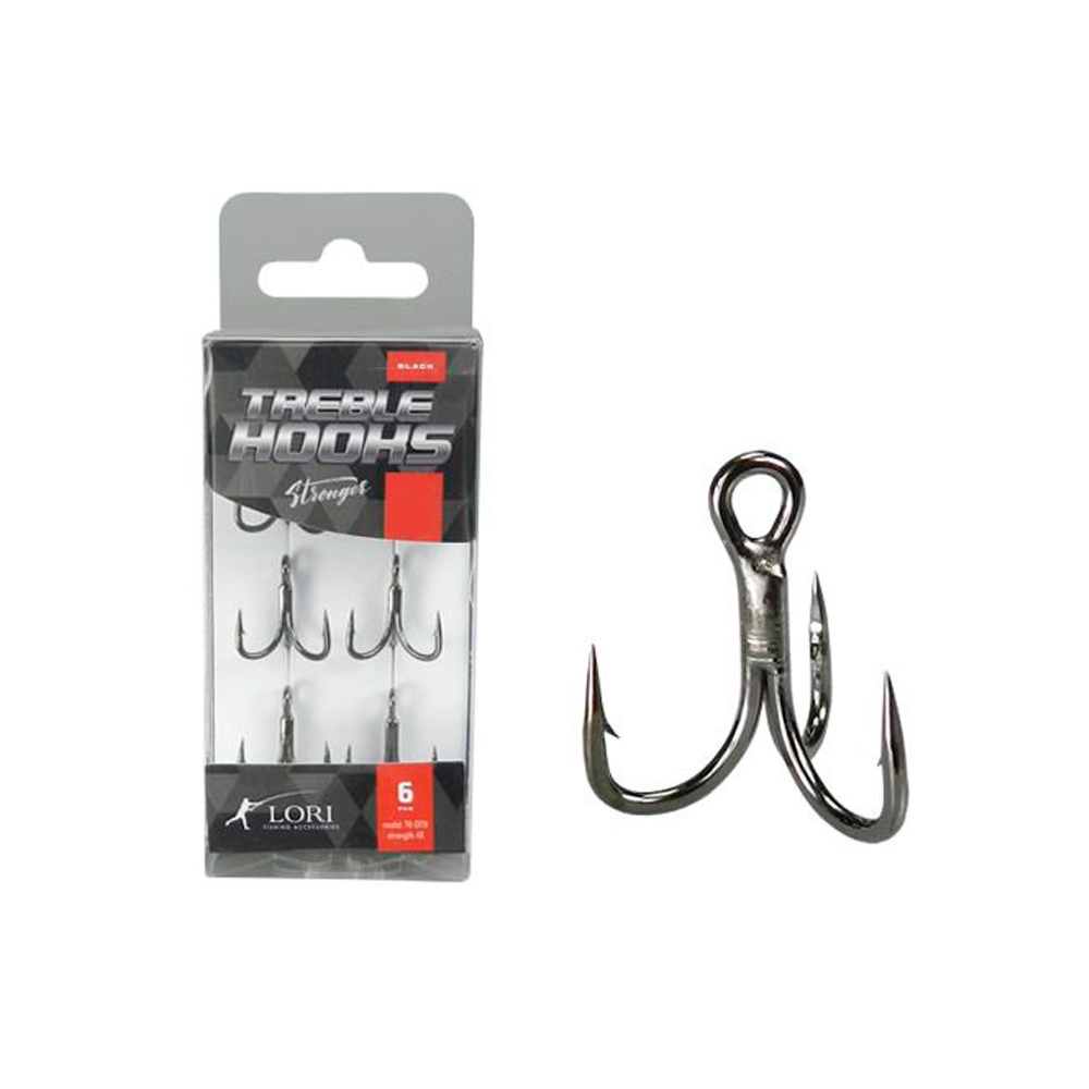 Decoy Treble Hook Y-F33F Silky Coat Finish