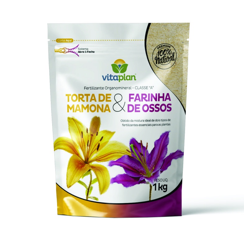 Adubo Organico Torta De Mamona E Farinha De Ossos 1kg | Shopee Brasil