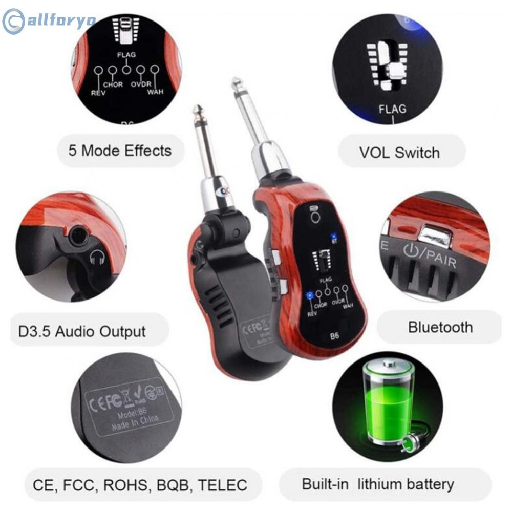 Fone De Ouvido Para Guitarra Amp 5 Efeitos Bluetooth Portátil ...
