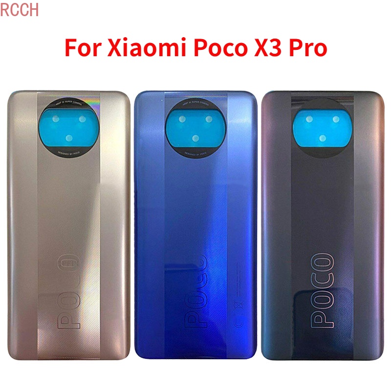 Cache Batterie Arrière Pour Xiaomi Poco X3 Pro (M2102J20SG/SI) - Vitre - Neuf - Générique