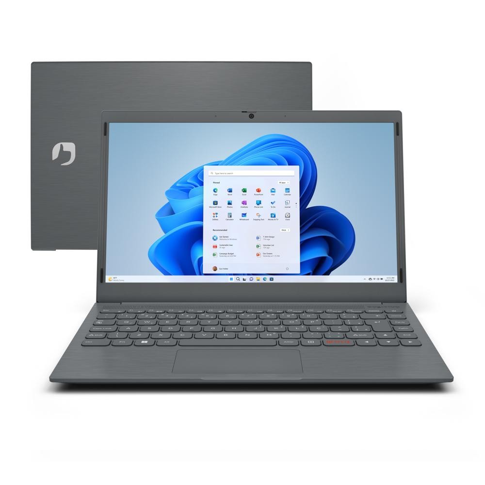 Notebook Positivo Motion C4128G 14" Cinza