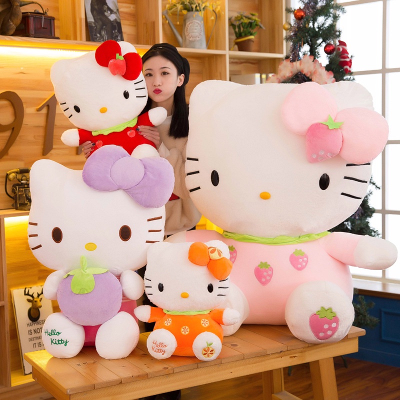 Boneca de Pelúcia Hello Kitty Plush KT de 30cm