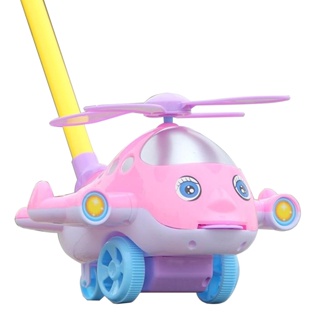 Avião De Brinquedo Jogo Criança Carrinho Empurrar