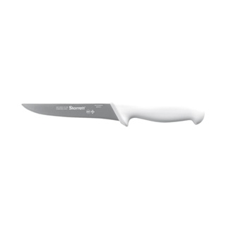 Faca Desossa Starrett 6 Polegadas Lâmina Reta Larga 15cm Cabo Branco